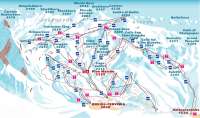 Схема трасс в Червинии (Валь-д'Аоста)